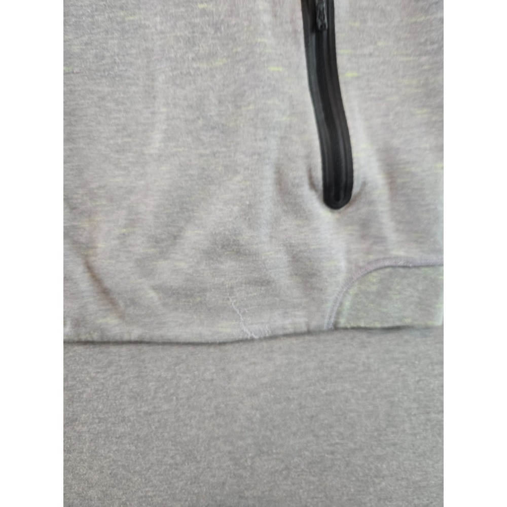 Nike Tech Hoodie Womens Small Grey Heathered Fleece Funnel Sweatshirt 642663 - Picture 8 of 11